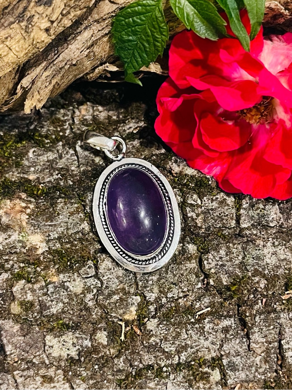 Amethyst 925 Sterling Silver Pendant